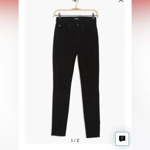 Hudson Blair High Rise Ankle Crop Super Skinny Jeans Size 27